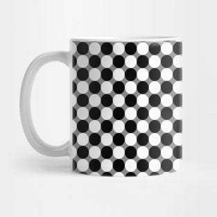 Optical Illusion with dots Mug